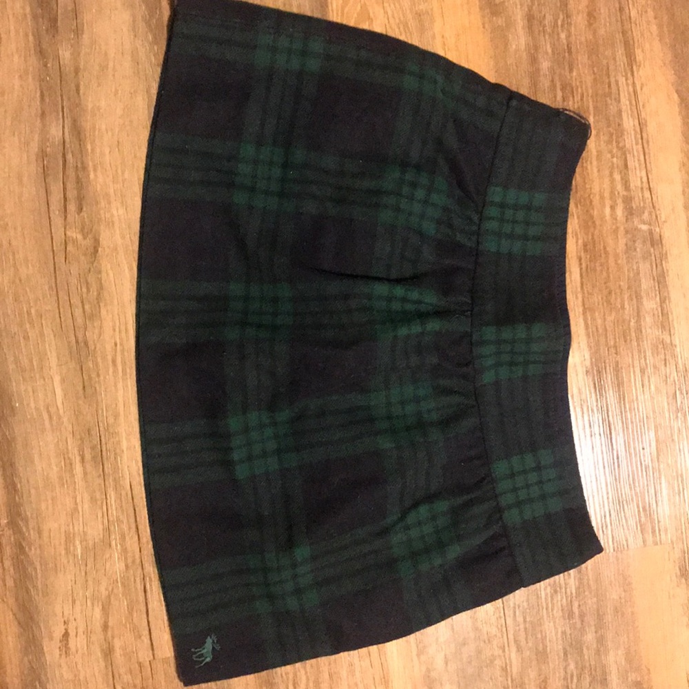 Black watch plaid mini